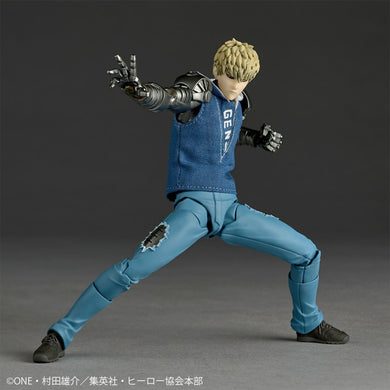 Revoltech Amazing Yamaguchi Genos One Punch Man Action Figure Limited Bonus Set Maple and Mangoes