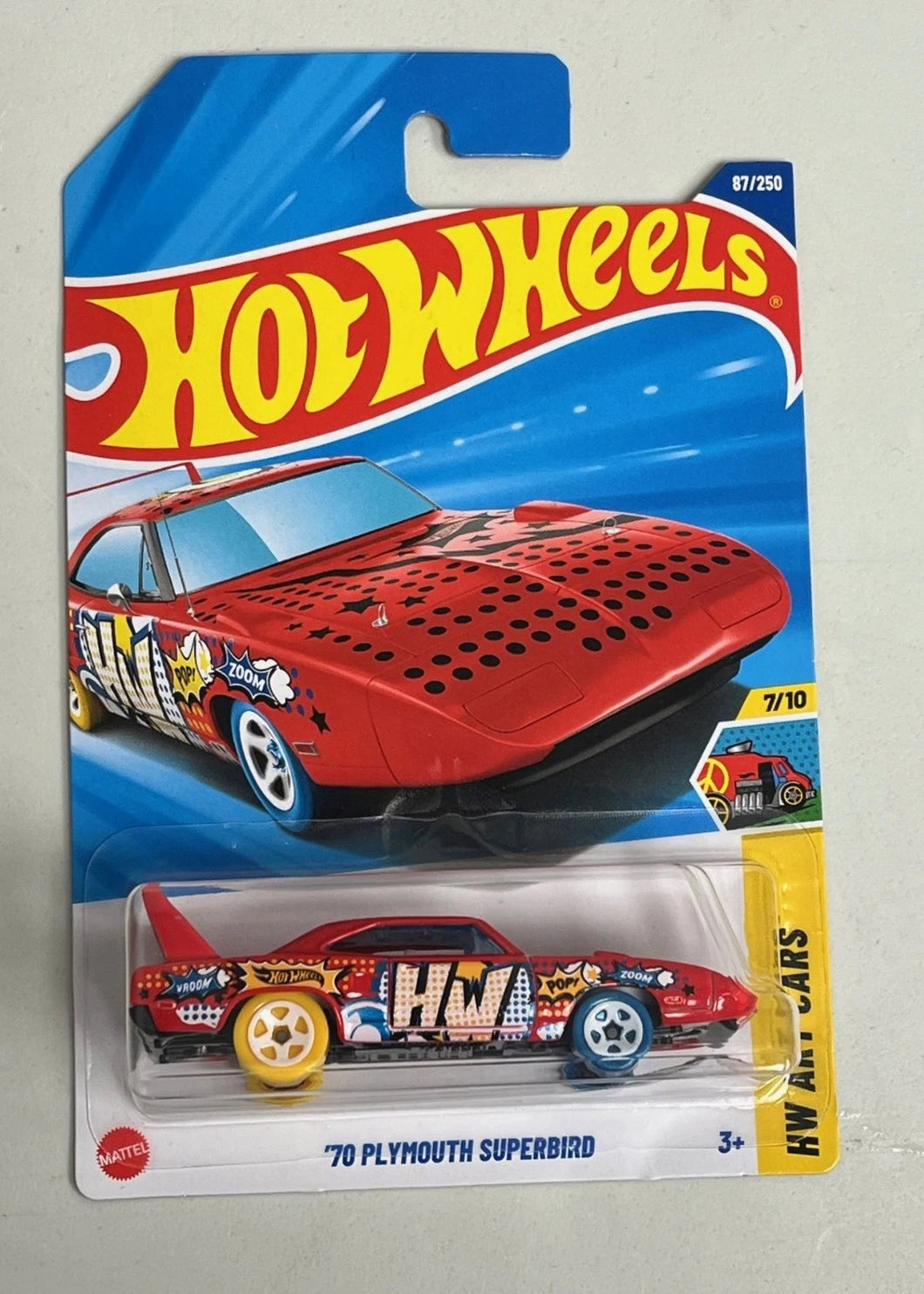 2025 Hot Wheels HW Art Cars 7/10 '70 Plymouth Superbird  Maple and Mangoes