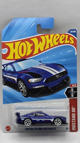 Hot Wheels Custom '18 Ford Mustang GT #211 Blue Mustang 60 5/5 2025  Maple and Mangoes