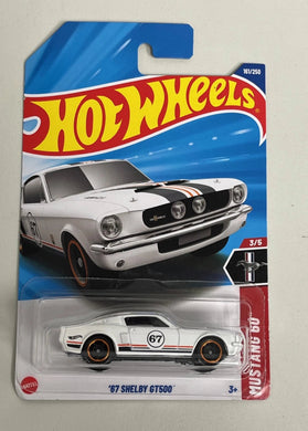 2025 Hot Wheels '67 Shelby GT500 White - Mustang 60 - 3/5 Maple and Mangoes