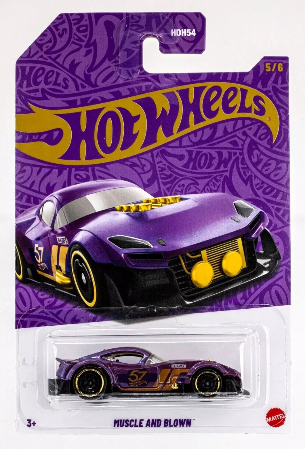 Hot Wheels Pearl and Chrome 2024 Vehicle Mix 1 Muscle and Blown Maple and Mangoes