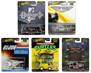 Hot Wheels Pop Culture 2025 Mix 4 Case of 5 Maple and Mangoes