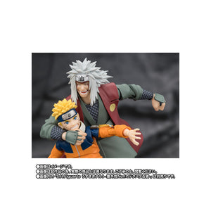 S.H.FIGUARTS Jiraiya - The Hero of Konoha, Master of Senjutsu - Sage Mode Set Action Figure Maple and Mangoes