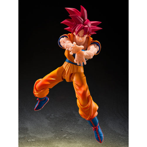Bandai S.H.Figuarts Action Figure - Super Saiyan God Son Son Goku (God Aura) 