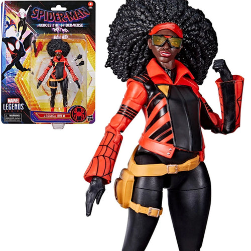 Spider-Man Across The Spider-Verse Marvel Legends Jessica Drew Spider-Woman 6-Inch Action Figure Maple and Mangoes