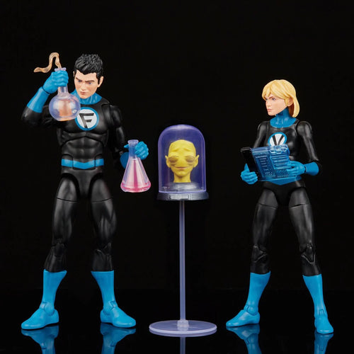 Fantastic Four Marvel Legends Franklin Richards and Valeria Richards 6-Inch Action Figures Maple and Mangoes