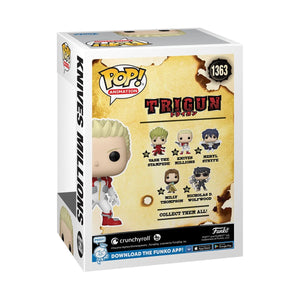 Trigun Knives Millions Pop! Vinyl Figure #1363 Maple and Mangoes
