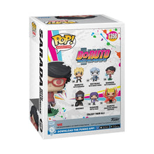 Load image into Gallery viewer, Boruto Sarada with Sharingan Glow-in-the-Dark Pop! Vinyl Figure - Entertainment Earth Exclusive Maple and Mangoes

