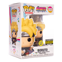 Load image into Gallery viewer, Boruto with Marks Glow-in-the-Dark Pop! Vinyl Figure - Entertainment Earth Exclusive
