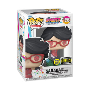 Boruto Sarada with Sharingan Glow-in-the-Dark Pop! Vinyl Figure - Entertainment Earth Exclusive Maple and Mangoes