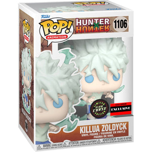 Hunter x Hunter Killua Zoldyck Godspeed Pop! Vinyl Figure Chase Glow in the Dark - AAA Anime Exclusive
