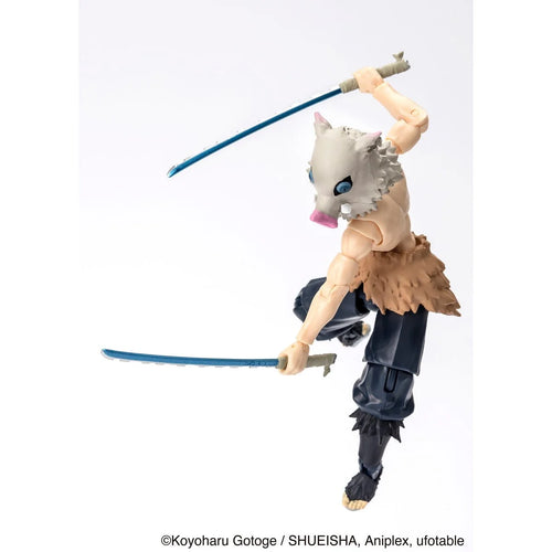 Demon Slayer: Kimetsu no Yaiba Ultimate Legends High Definition Inosuke Hashibira Action Figure Maple and Mangoes