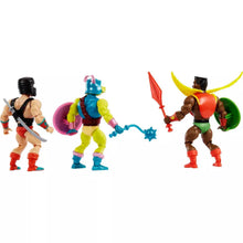 Load image into Gallery viewer, Masters of the Universe Sun-Man and the Rulers of the Sun Action Figure 3pk Exclusive
