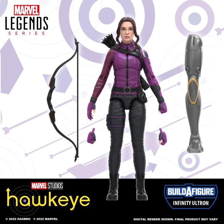Avengers 2022 Marvel Legends Hawkeye Kate Bishop 6-Inch Action Figure Maple and Mangoes