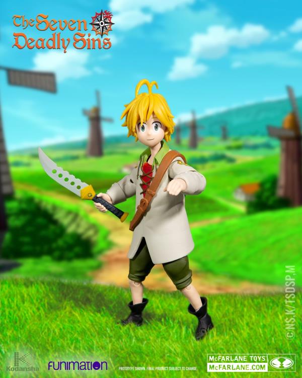 The Seven Deadly Sins Wave 1 Meliodas 7-Inch Scale Action Figure