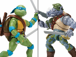 Teenage Mutant Ninja Turtles Classic Leonardo vs. Rocksteady Action Figure 2-Pack Maple and Mangoes