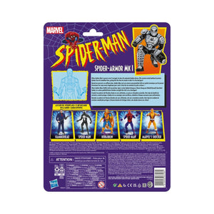 Spider-Man Retro Marvel Legends Spider-Armor MK I 6-Inch Action Figure