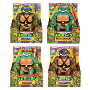 Playmates Teenage Mutant Ninja Turtles 12" Giant Sized Turtle Action Figures Set of 4