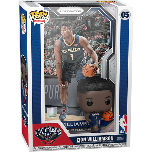 NBA Zion Williamson Pop! Trading Card Figure with Case
