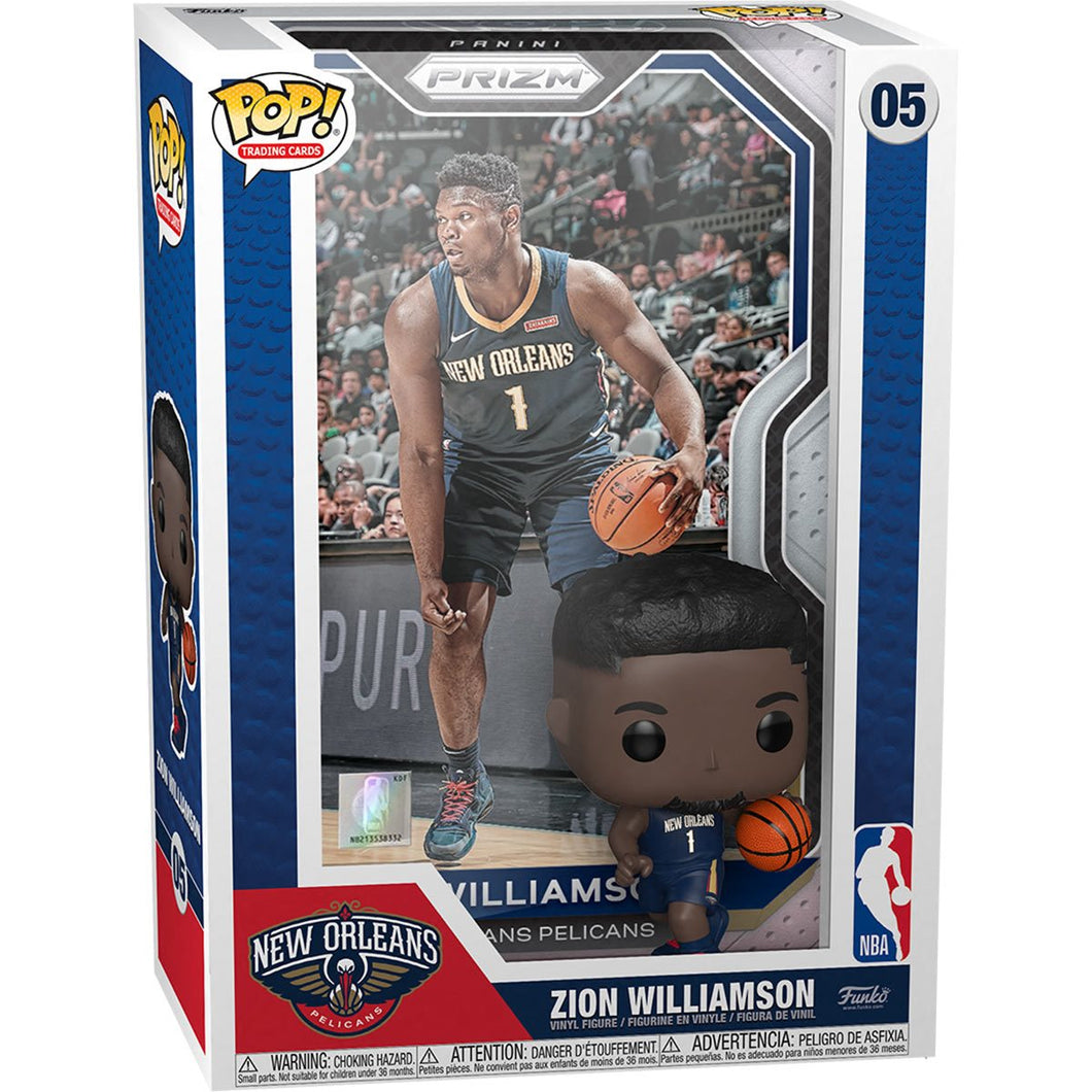 NBA Zion Williamson Pop! Trading Card Figure with Case