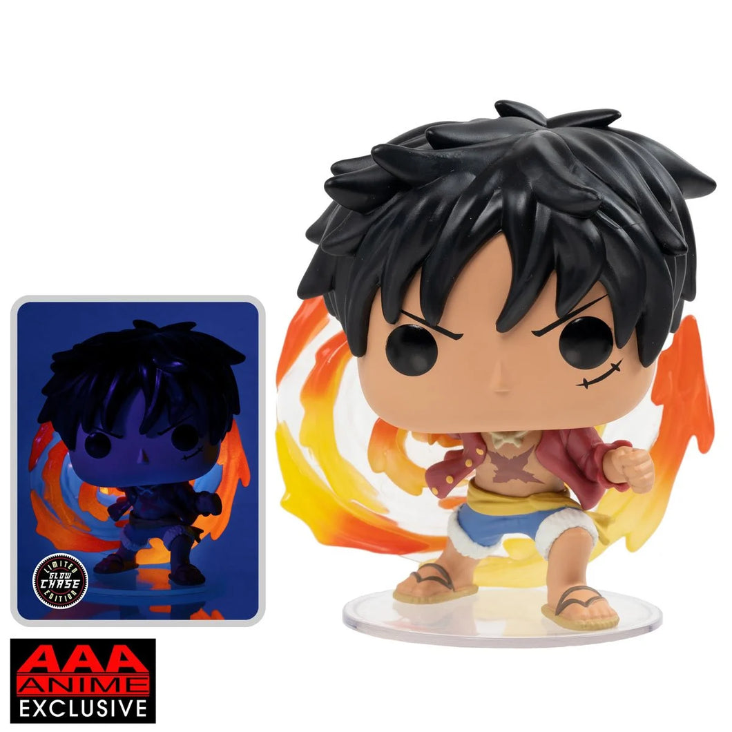 One Piece Monkey D. Luffy Red Hawk Pop! Vinyl Figure - AAA Anime Exclusive GITD CHASE