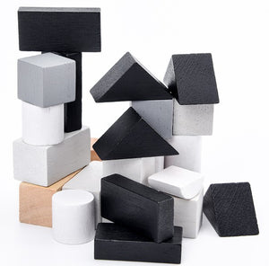Lightweight Wooden Construction Activity Set Great for Travel