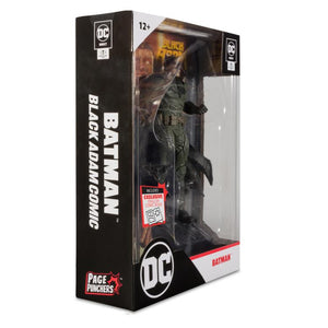 Black Adam Batman Page Punchers 7-Inch Scale Action Figure with Black Adam Comic Book Maple and Mangoes