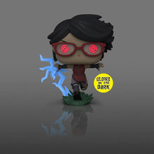 Load image into Gallery viewer, Boruto Sarada with Sharingan Glow-in-the-Dark Pop! Vinyl Figure - Entertainment Earth Exclusive Maple and Mangoes

