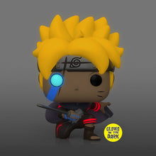 Load image into Gallery viewer, Boruto with Marks Glow-in-the-Dark Pop! Vinyl Figure - Entertainment Earth Exclusive
