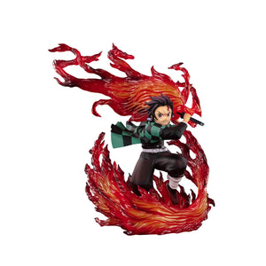 Demon Slayer Tanjiro Kamado Hinokami Kagura FiguartsZERO Dance of the Fire God Statue