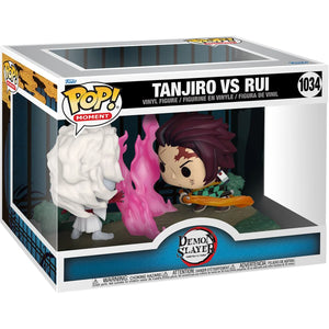 Demon Slayer Tanjiro vs. Rui Pop! Vinyl Moment Maple and Mangoes