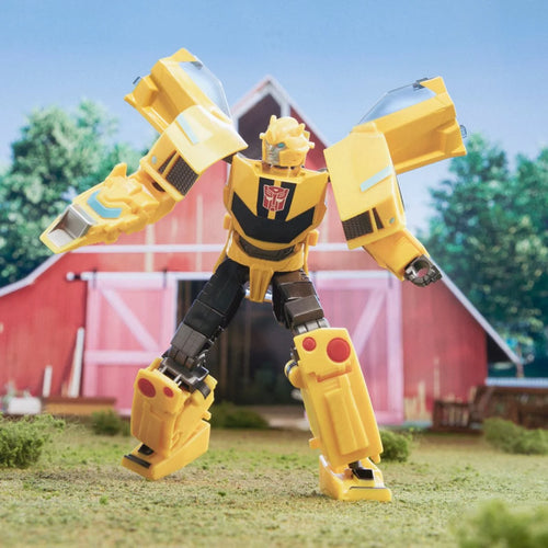 Transformers Earthspark Deluxe Bumblebee Maple and Mangoes
