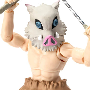 Demon Slayer: Kimetsu no Yaiba Ultimate Legends High Definition Inosuke Hashibira Action Figure Maple and Mangoes