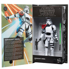 Load image into Gallery viewer, Star Wars The Black Series Sergeant Kreel 6-Inch Action Figure (Pre-order)
