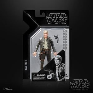 Star Wars The Black Series Archive Han Solo (The Force Awakens) 6-Inch Action Figure Maple and Mangoes