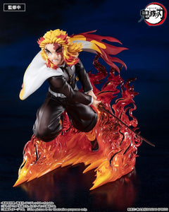 Demon Slayer: Kimetsu no Yaiba Kyojuro Rengoku Flame Hashira FiguartsZERO Statue Maple and Mangoes