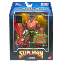 Load image into Gallery viewer, Masters of the Universe Masterverse Sun-Man Action Figure Maple and Mangoes
