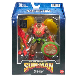 Masters of the Universe Masterverse Sun-Man Action Figure Maple and Mangoes
